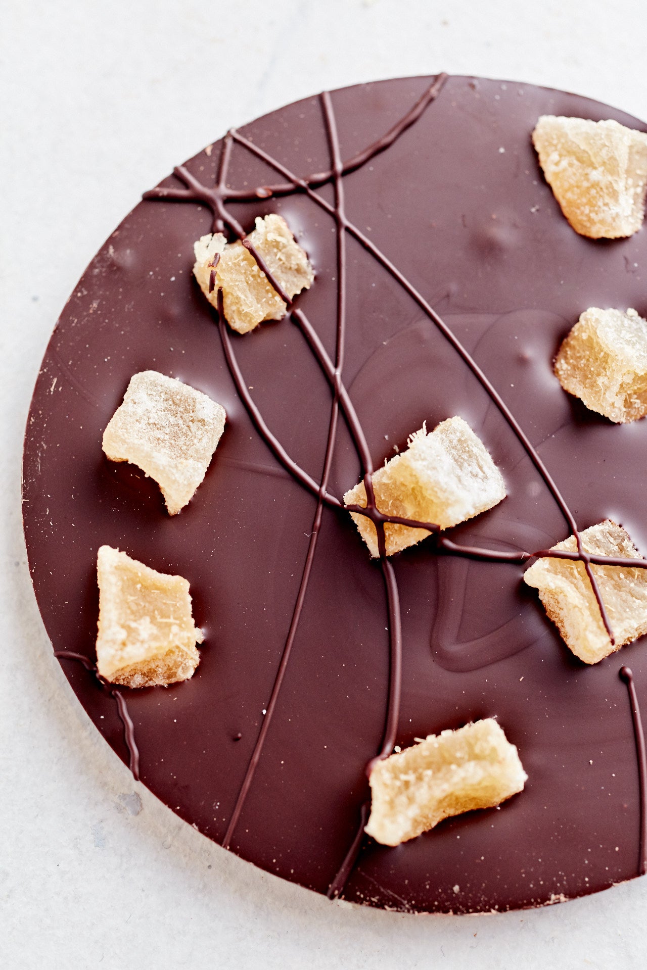 Disk | Ginger | French Dark Chocolate | 62% Cacao | 80g